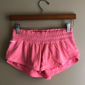 Lululemon Pink Running Shorts